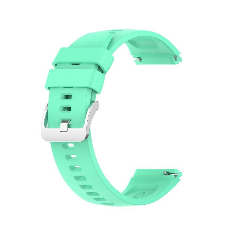 Watch Silicone Strap Metal Buckle Wristband High Quality