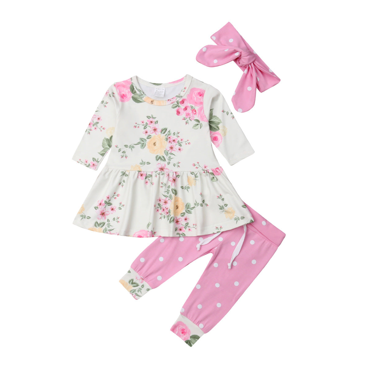 Girls Three-piece Autumn Letter Printing