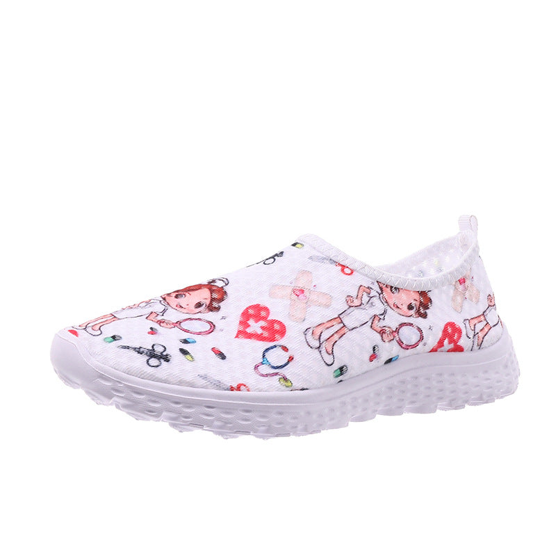 Round Toe Flat Cartoon Women's Shoes