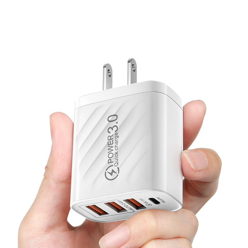 UK Regulation Pd 3usb Multi-port Charger Head