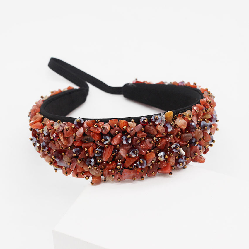 New European And American Luxury Crystal Particle Fashion Headband