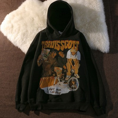 Hooded autumn and winter students plus velvet