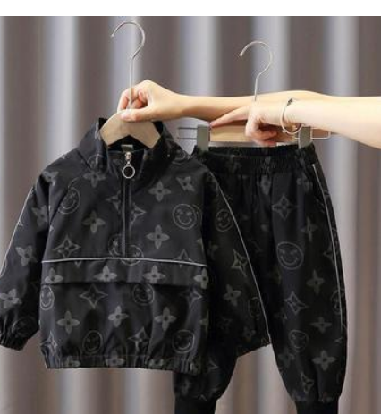 Girls' autumn suit 2021 new foreign style children's net red sports tooling female baby child autumn two-piece suit