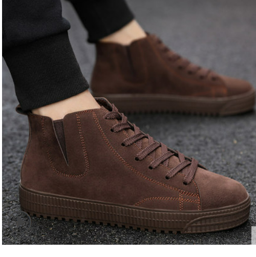 Winter men's shoes extra-large high-top shoes 45 Korean version of all-match sneakers 46 extra-large plus fertilizer 47 sports casual shoes 48