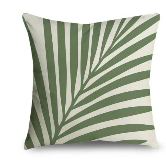 Green pattern geometric Cushion Cover Pillowcase Sofa Cushions Decorative Polyester Home Decor Pillow Cases 45cm*45cm