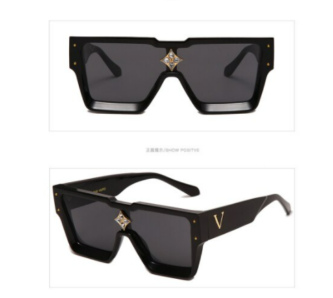 European and American new fashion sunglasses millionaire diamond-studded street sunglasses cross-border box star sunglasses trend